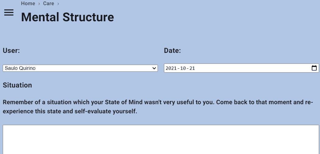 Mental Structure Assessment
