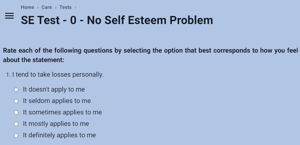 Self-Esteem