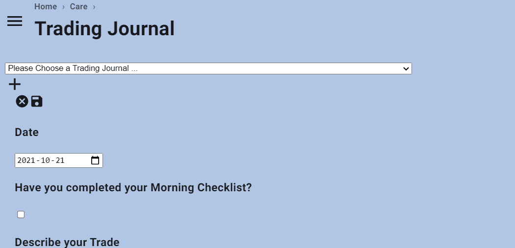 Trading Journal